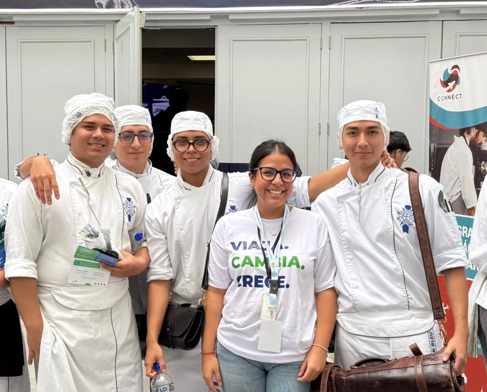 Participantes de Intern and Trainee en cocina