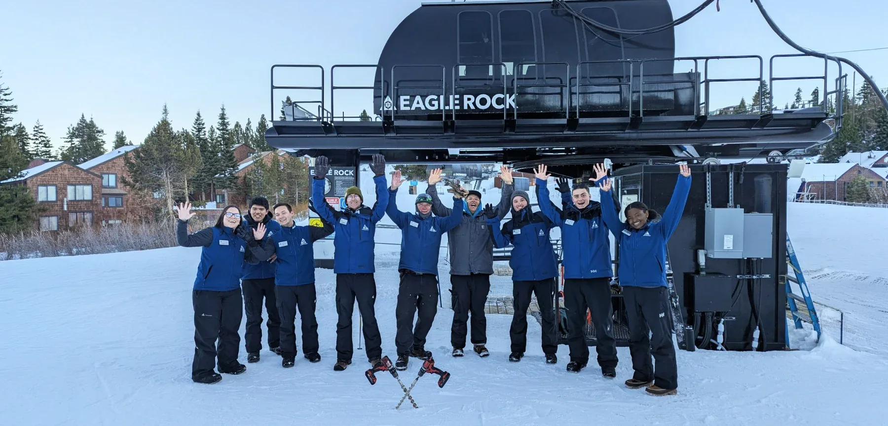 Participantes de Work and Travel en Eagle Rock